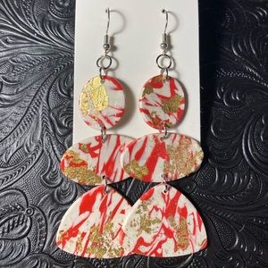 New polimery clay earrings.